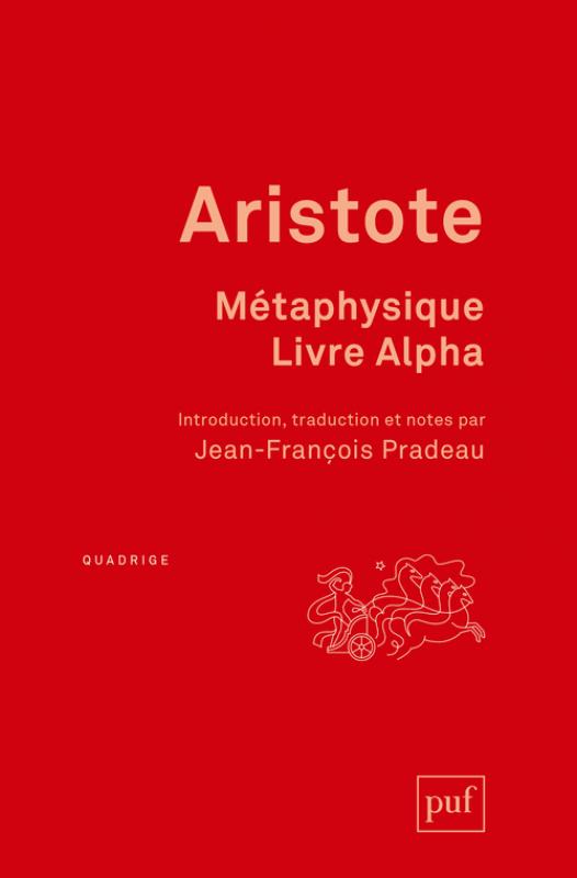 Aristote, Mtaphysique. Livre Alpha