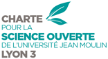 Charte pour la science ouverte de l'Universit Jean Moulin Lyon 3